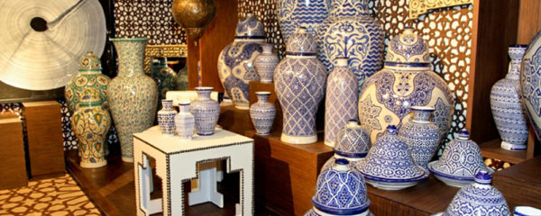 articles décoratifs d'artisanat marocain